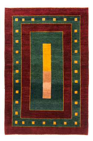 Gabbeh-tæppe - Persisk - 156 x 106 cm - grøn
