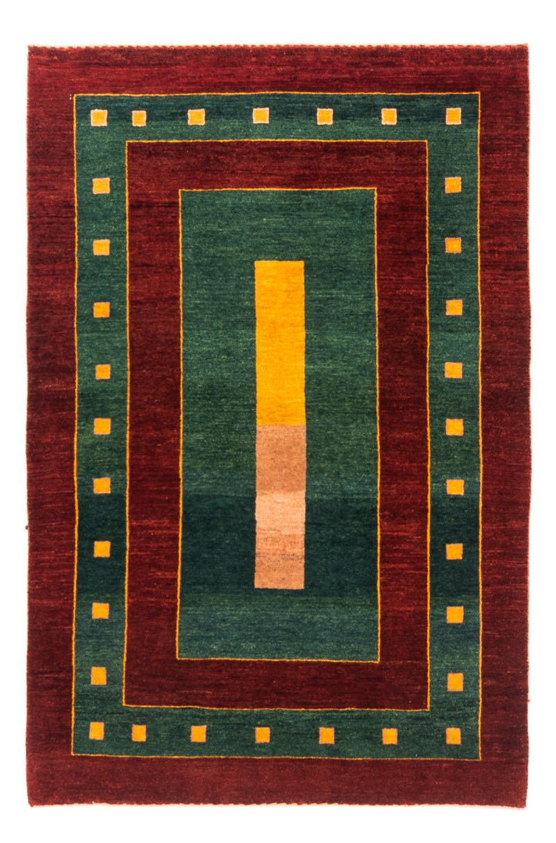 Gabbeh-tæppe - Persisk - 156 x 106 cm - grøn