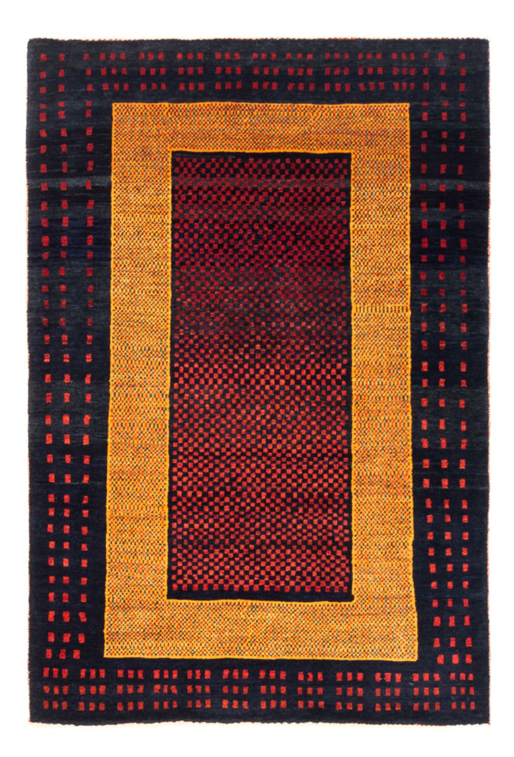 Gabbeh-tæppe - Persisk - 163 x 106 cm - flerfarvet