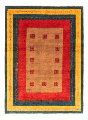 Gabbeh-tæppe - Persisk - 197 x 155 cm - flerfarvet