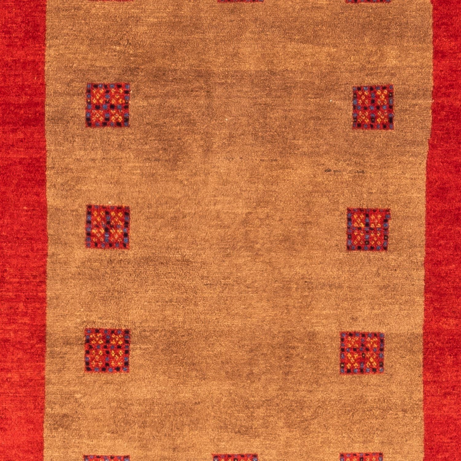 Gabbeh-tæppe - Persisk - 197 x 155 cm - flerfarvet