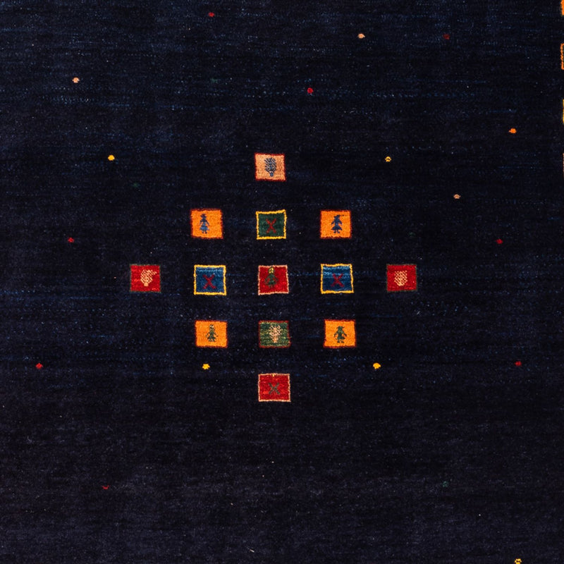Gabbeh-tæppe - Persisk - 216 x 158 cm - mørkeblå