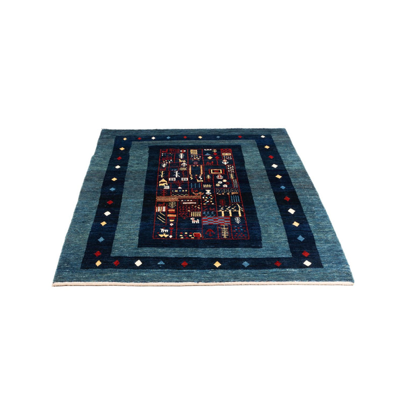 Gabbeh-tæppe - Persisk - 173 x 124 cm - blå