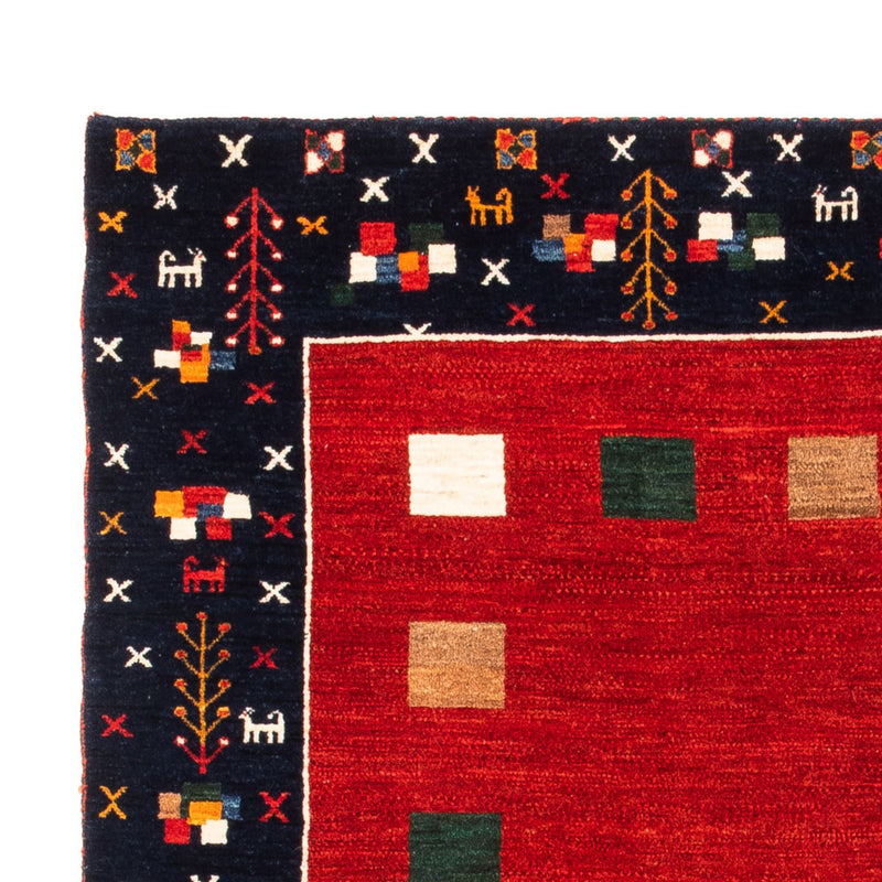 Gabbeh-tæppe - Persisk - 172 x 126 cm - rød