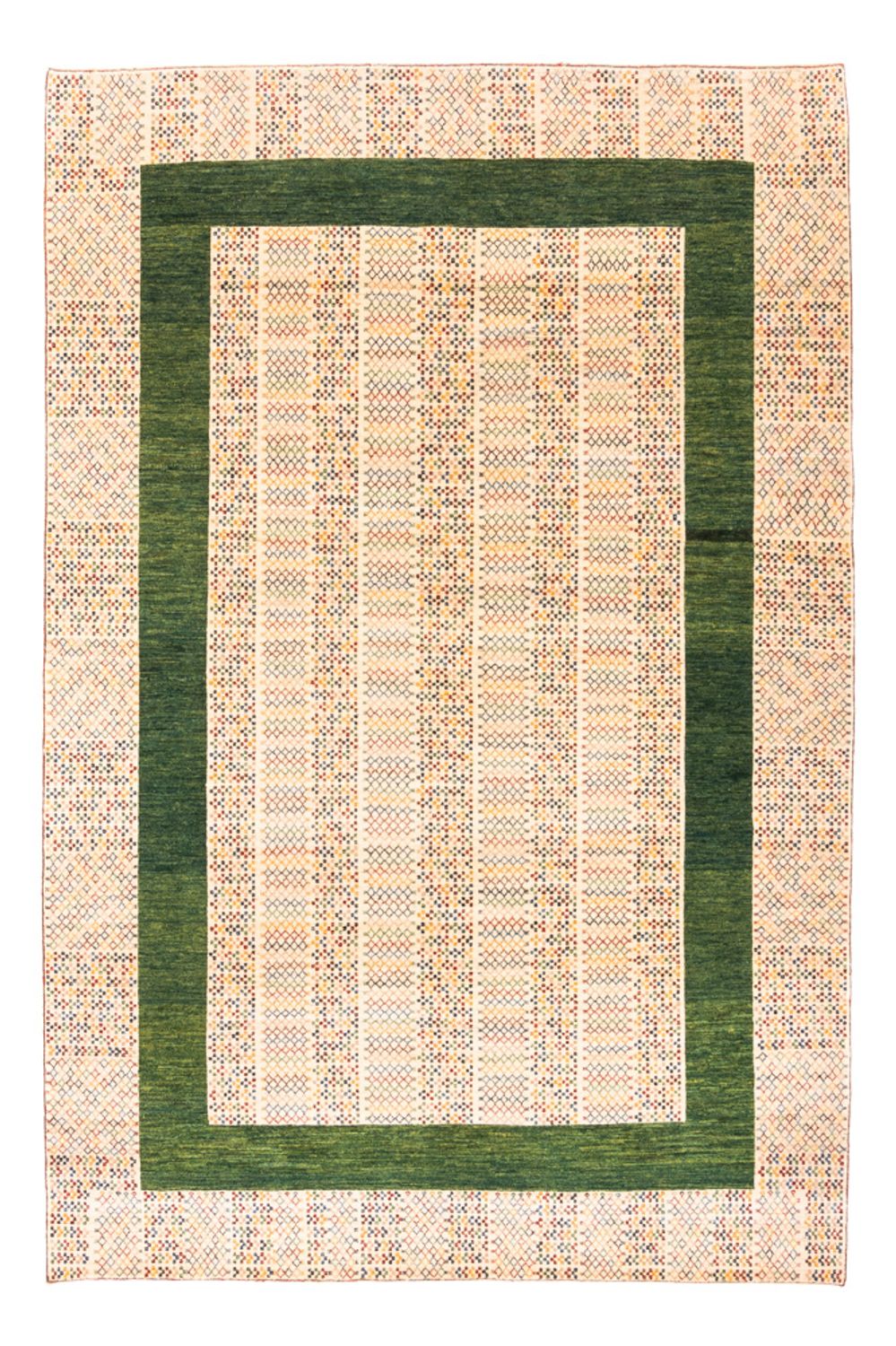 Gabbeh-tæppe - Persisk - 262 x 178 cm - creme