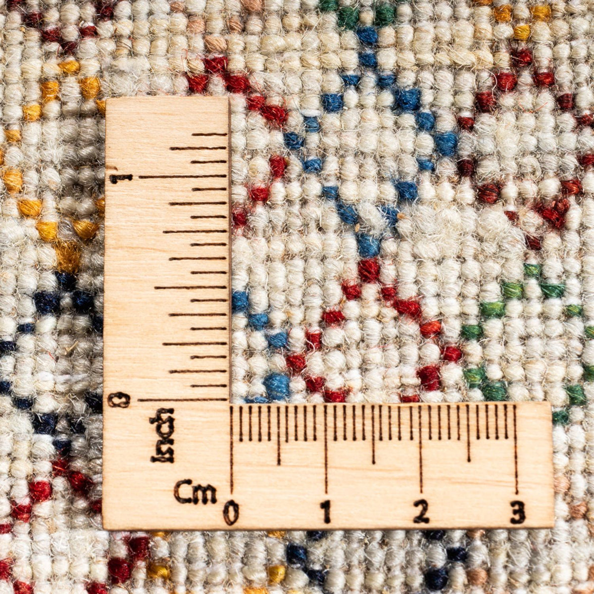 Gabbeh-tæppe - Persisk - 262 x 178 cm - creme