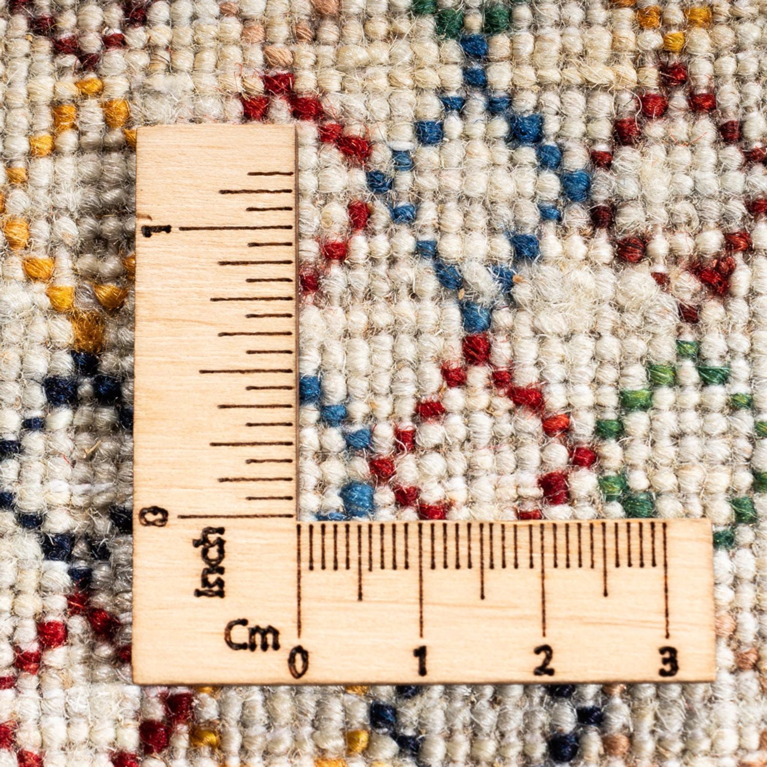 Gabbeh-tæppe - Persisk - 262 x 178 cm - creme