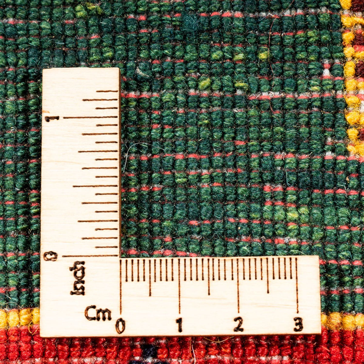 Gabbeh-tæppe - Persisk - 195 x 150 cm - grøn