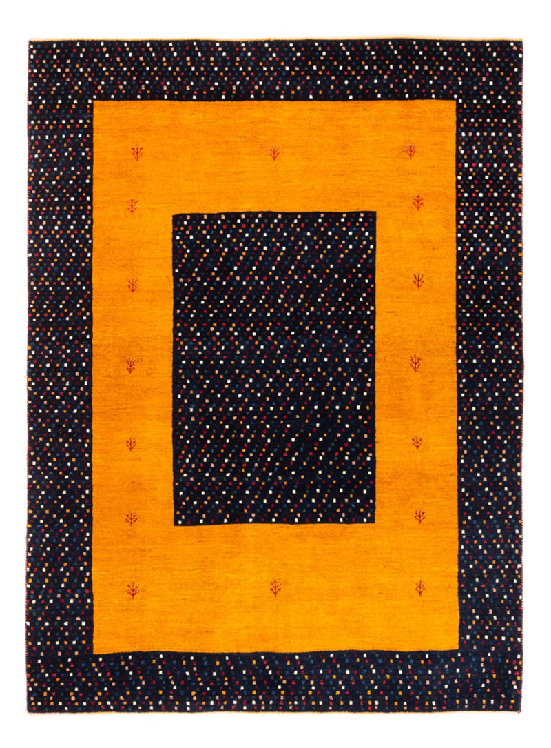 Gabbeh-tæppe - Persisk - 180 x 132 cm - guld