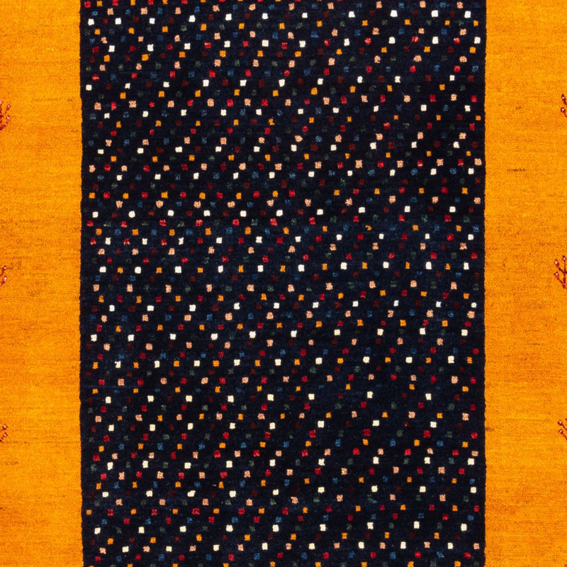 Gabbeh-tæppe - Persisk - 180 x 132 cm - guld