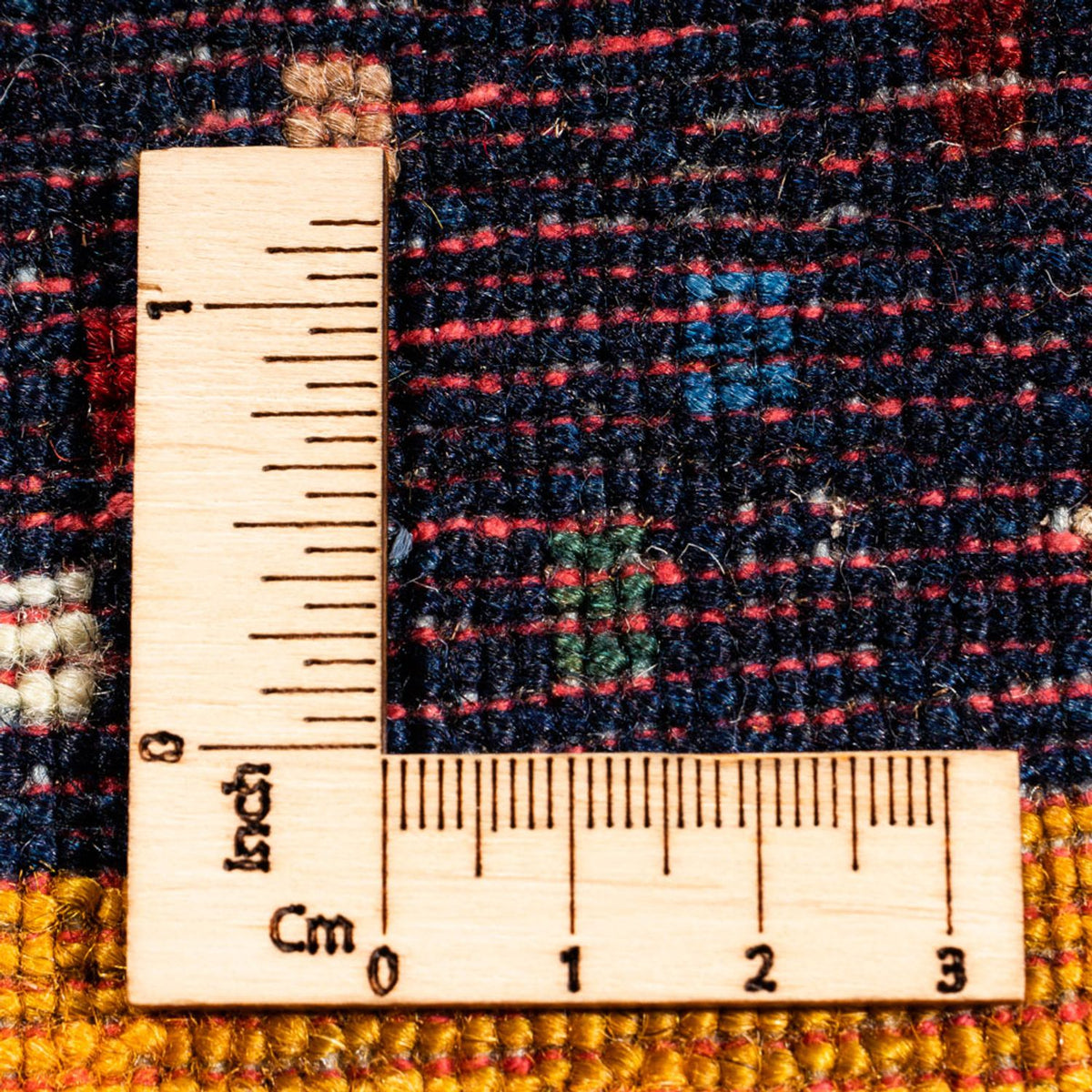 Gabbeh-tæppe - Persisk - 180 x 132 cm - guld