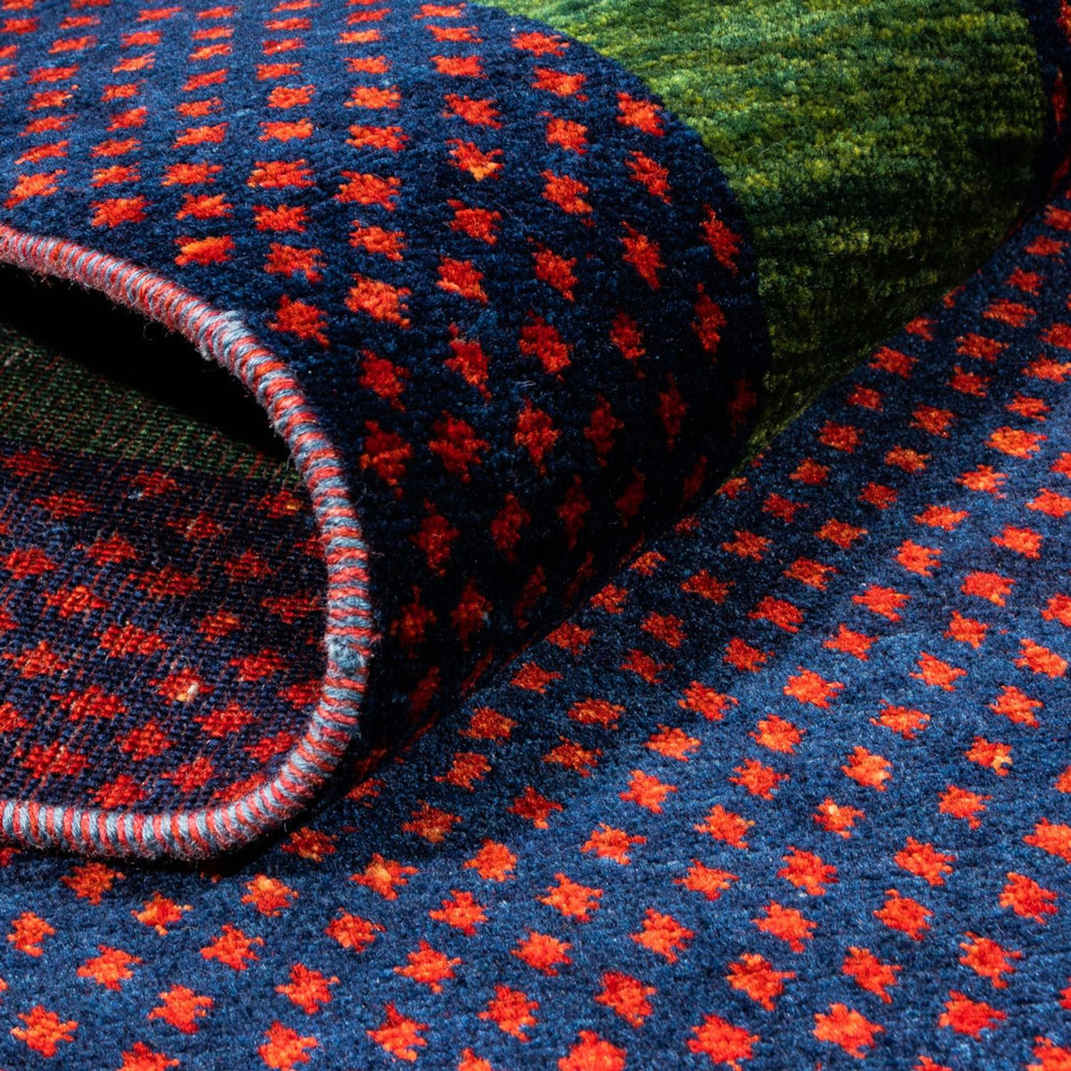 Gabbeh-tæppe - Persisk - 196 x 124 cm - lilla