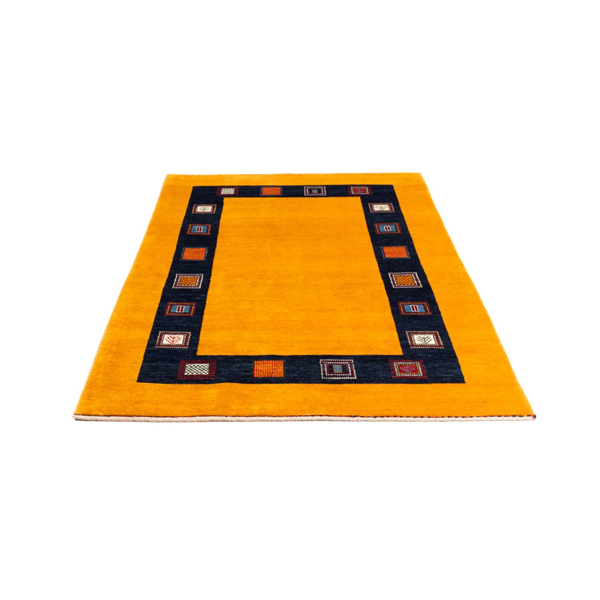 Gabbeh-tæppe - Persisk - 180 x 118 cm - guld