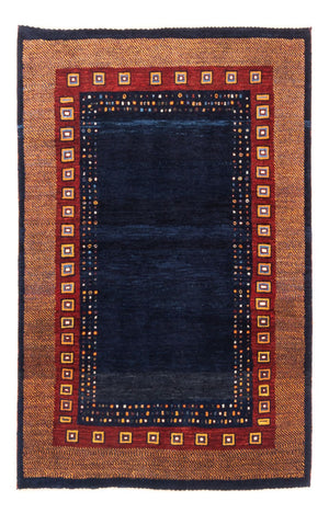 Gabbeh-tæppe - Persisk - 150 x 100 cm - blå