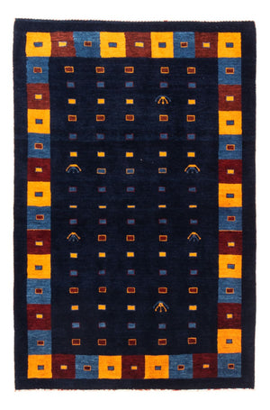 Gabbeh-tæppe - Persisk - 152 x 102 cm - mørkeblå