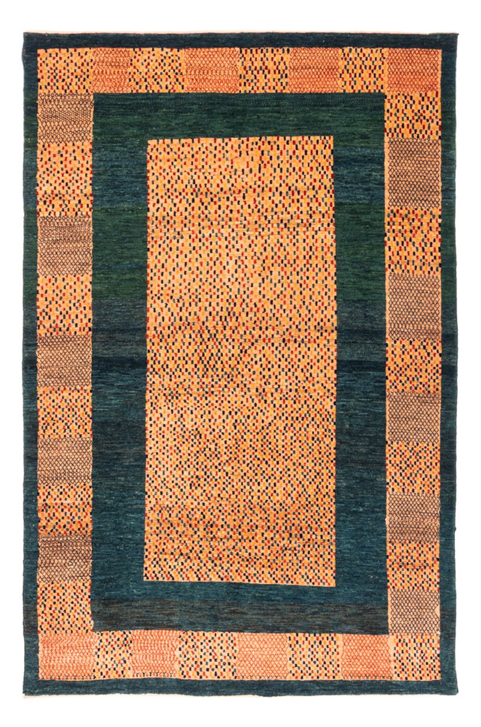 Gabbeh-tæppe - Persisk - 193 x 126 cm - beige