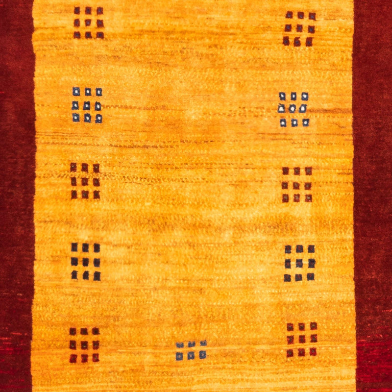 Gabbeh-tæppe - Persisk - 157 x 106 cm - guld