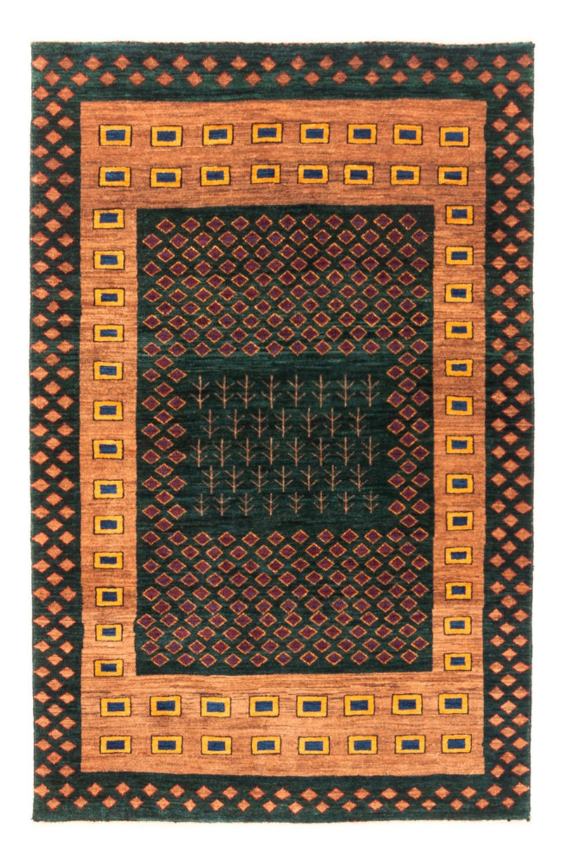 Gabbeh-tæppe - Persisk - 146 x 100 cm - flerfarvet