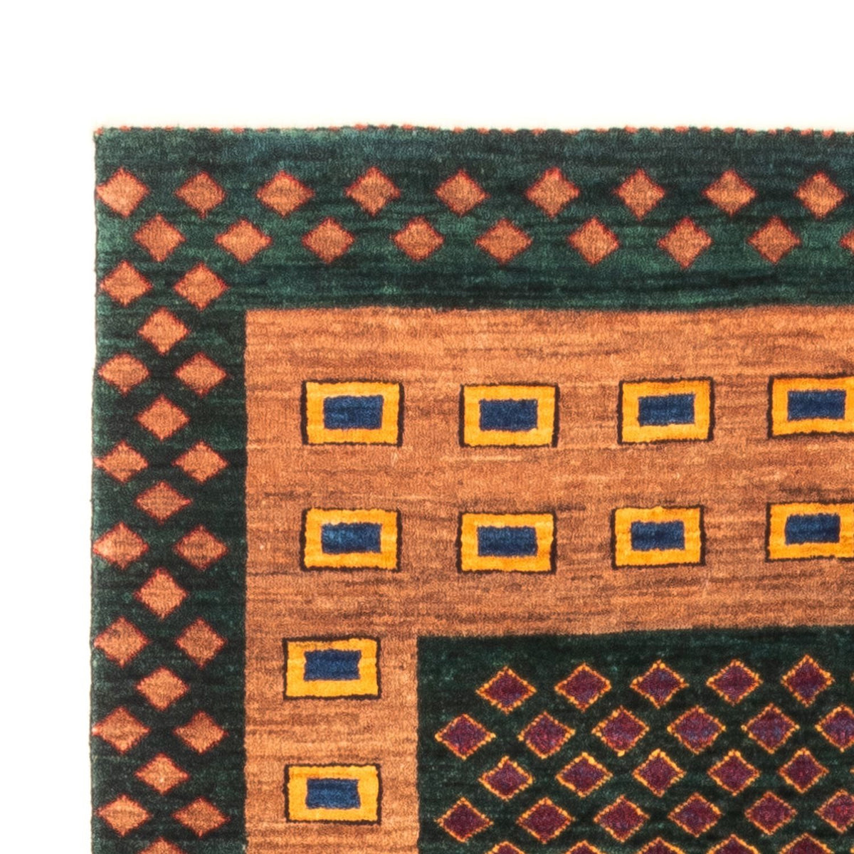 Gabbeh-tæppe - Persisk - 146 x 100 cm - flerfarvet