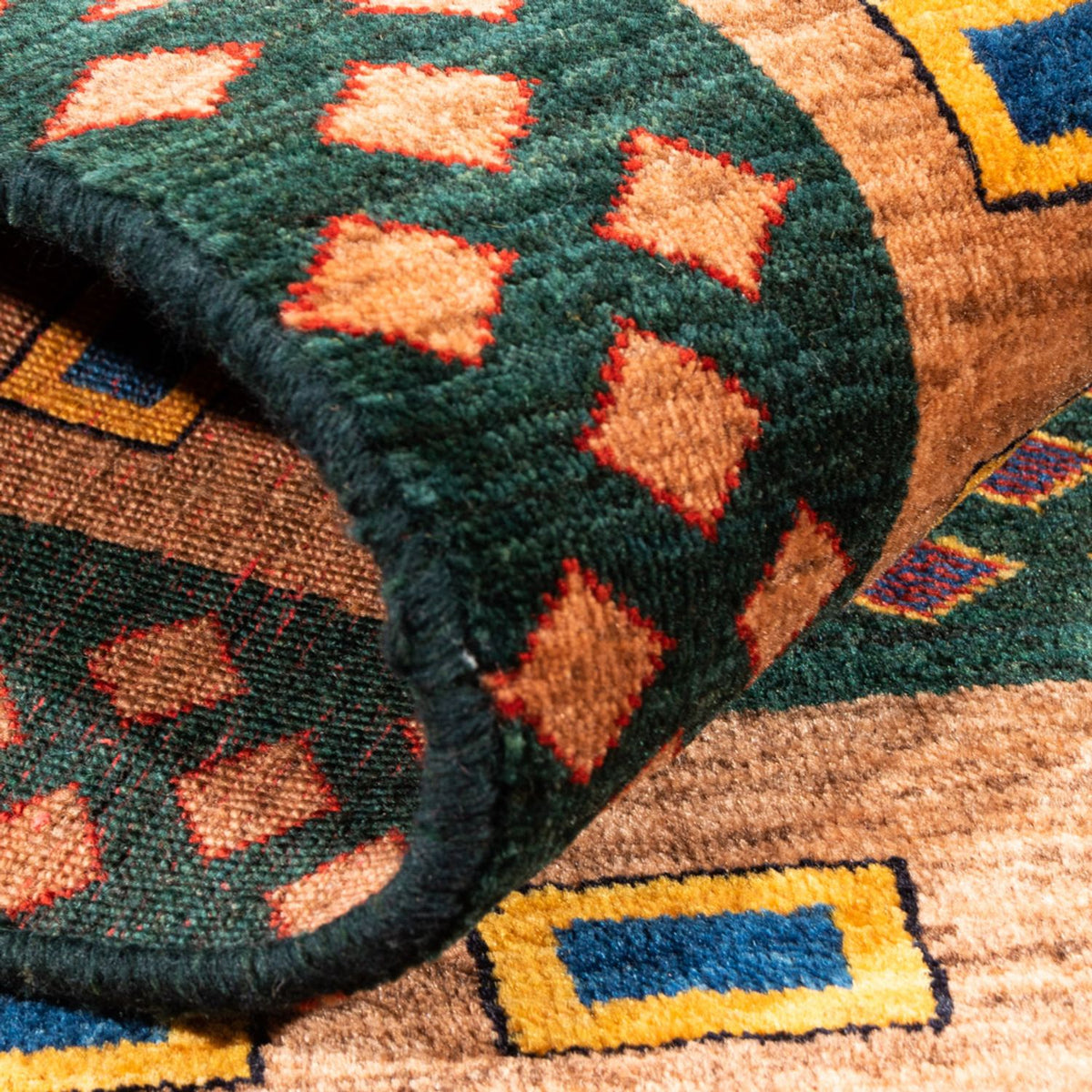 Gabbeh-tæppe - Persisk - 146 x 100 cm - flerfarvet