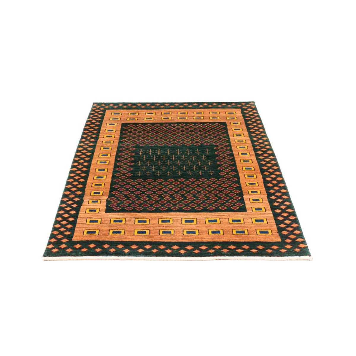 Gabbeh-tæppe - Persisk - 146 x 100 cm - flerfarvet