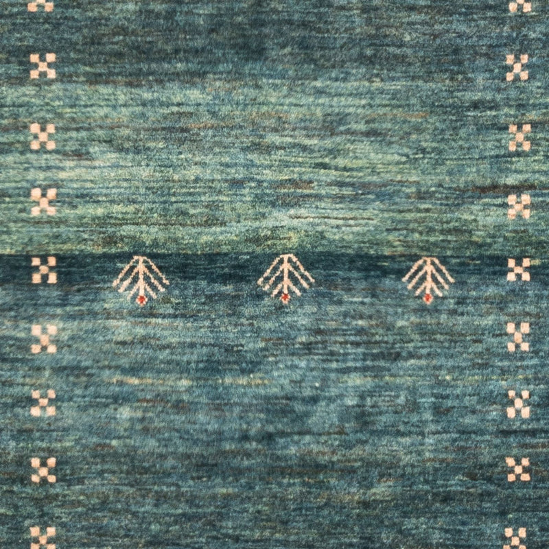 Gabbeh-tæppe - Persisk - 146 x 102 cm - grøn