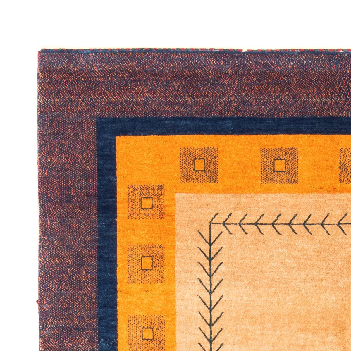 Gabbeh-tæppe - Persisk - 200 x 153 cm - creme