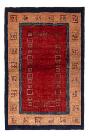 Gabbeh-tæppe - Persisk - 158 x 109 cm - rød