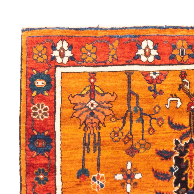 Gabbeh-tæppe - Persisk - 150 x 105 cm - guld