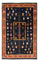 Persisk Gabbeh Tæppe 235x150cm - Perserteppich Wollteppich