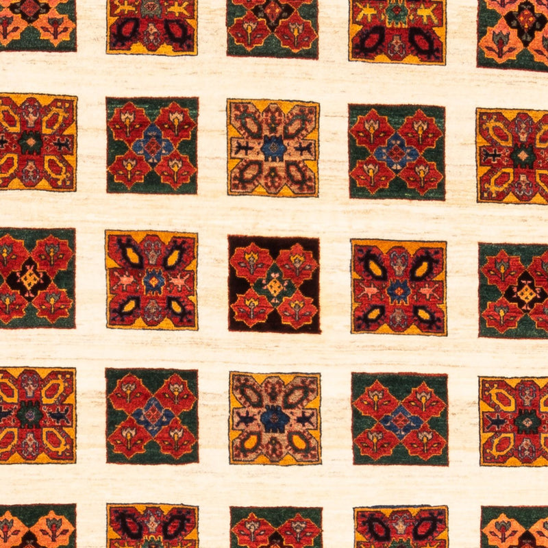 Gabbeh-tæppe - Persisk - 204 x 157 cm - creme