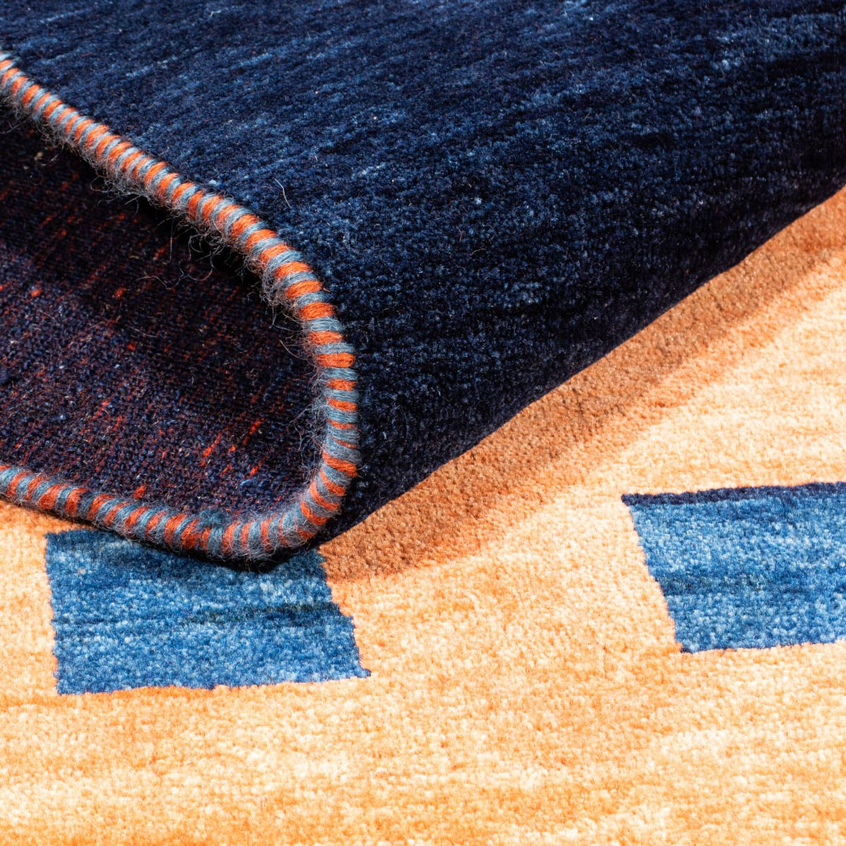 Gabbeh-tæppe - Persisk - 200 x 150 cm - guld