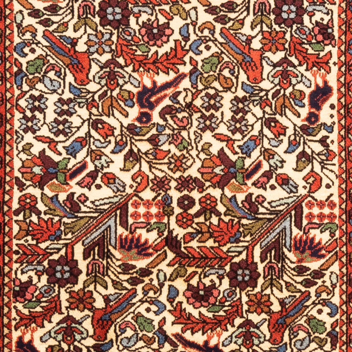 Løber Persisk tæppe - Nomadisk - 294 x 85 cm - laks