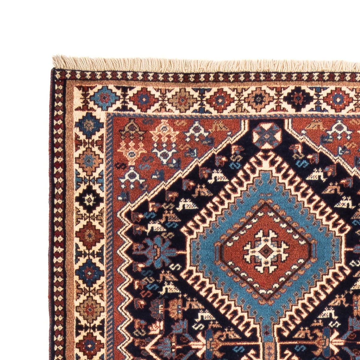 Løber Persisk tæppe - Nomadisk - 290 x 80 cm - mørkeblå