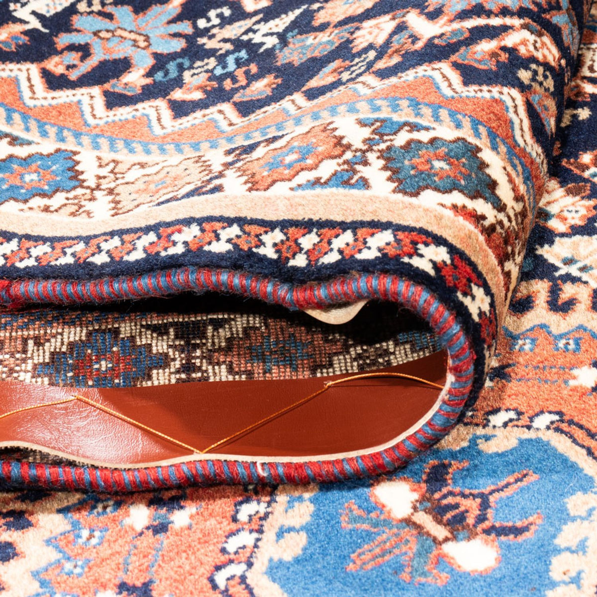 Løber Persisk tæppe - Nomadisk - 290 x 80 cm - mørkeblå