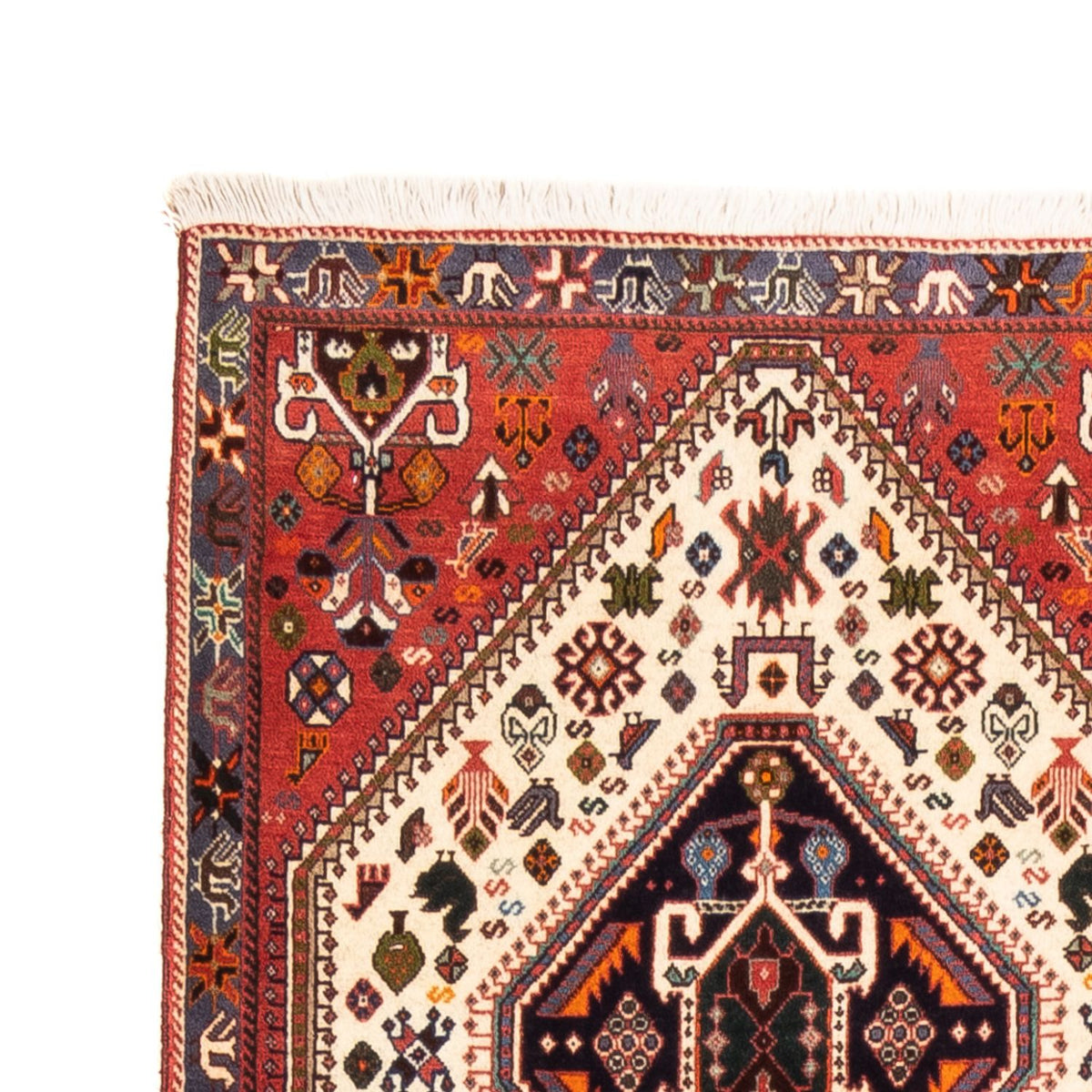 Løber Persisk tæppe - Nomadisk - 250 x 77 cm - creme