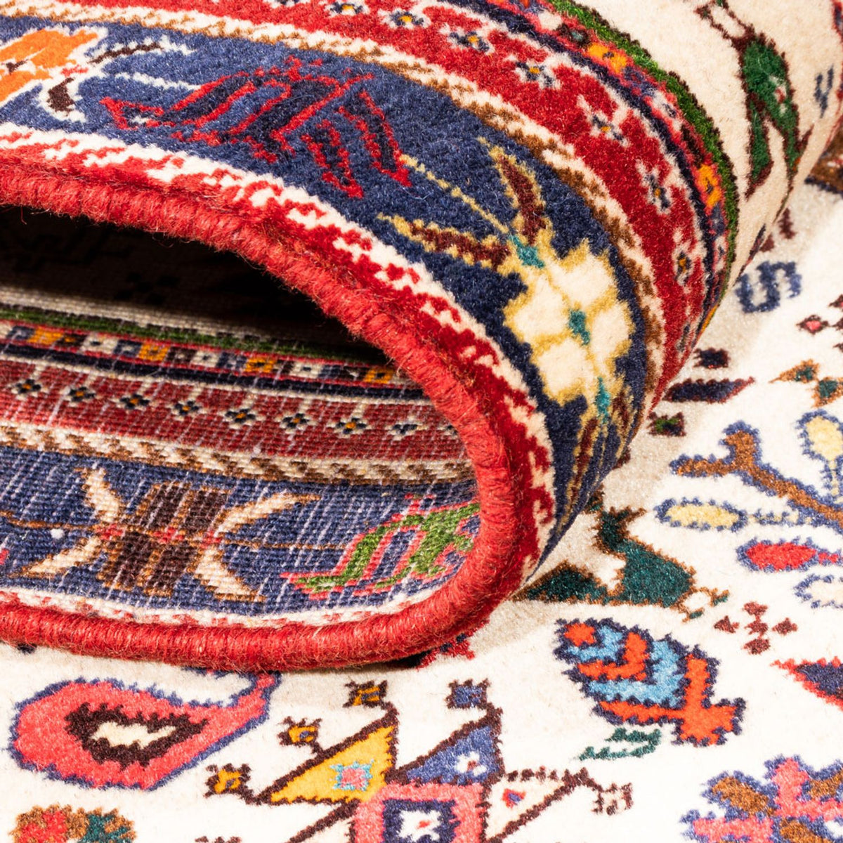 Løber Persisk tæppe - Nomadisk - 253 x 77 cm - creme