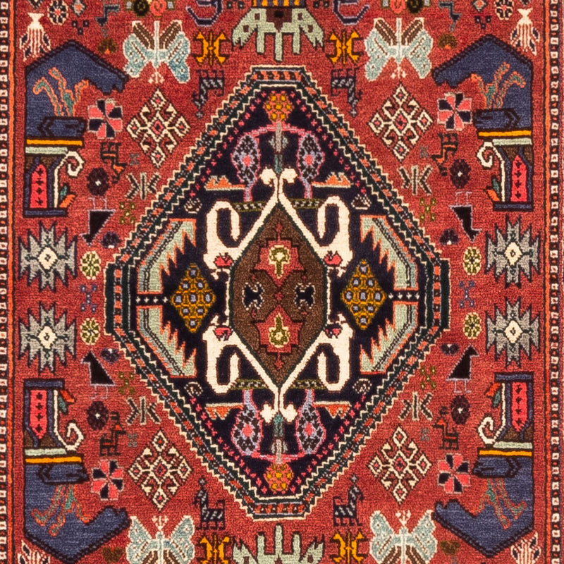 Løber Persisk tæppe - Nomadisk - 258 x 80 cm - rød