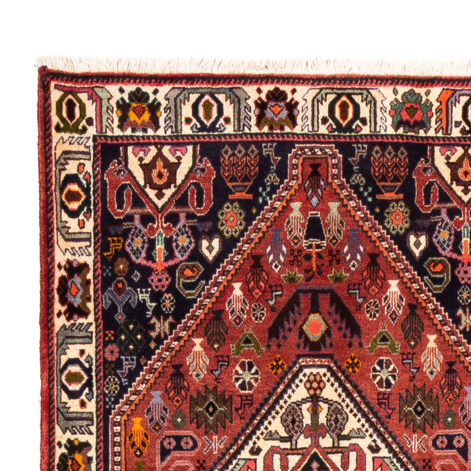 Løber Persisk tæppe - Nomadisk - 258 x 80 cm - rød