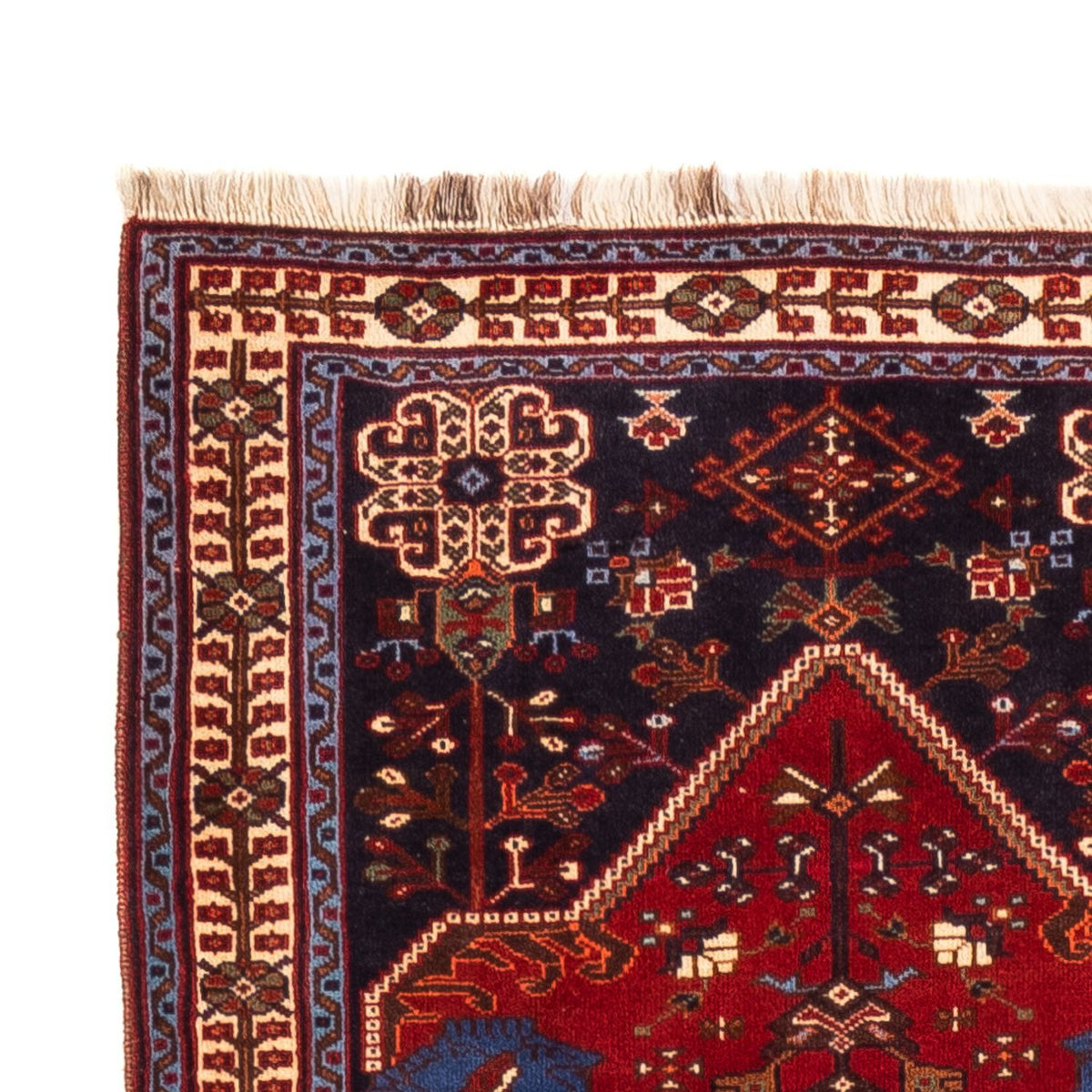 Løber Persisk tæppe - Nomadisk - 248 x 85 cm - rød