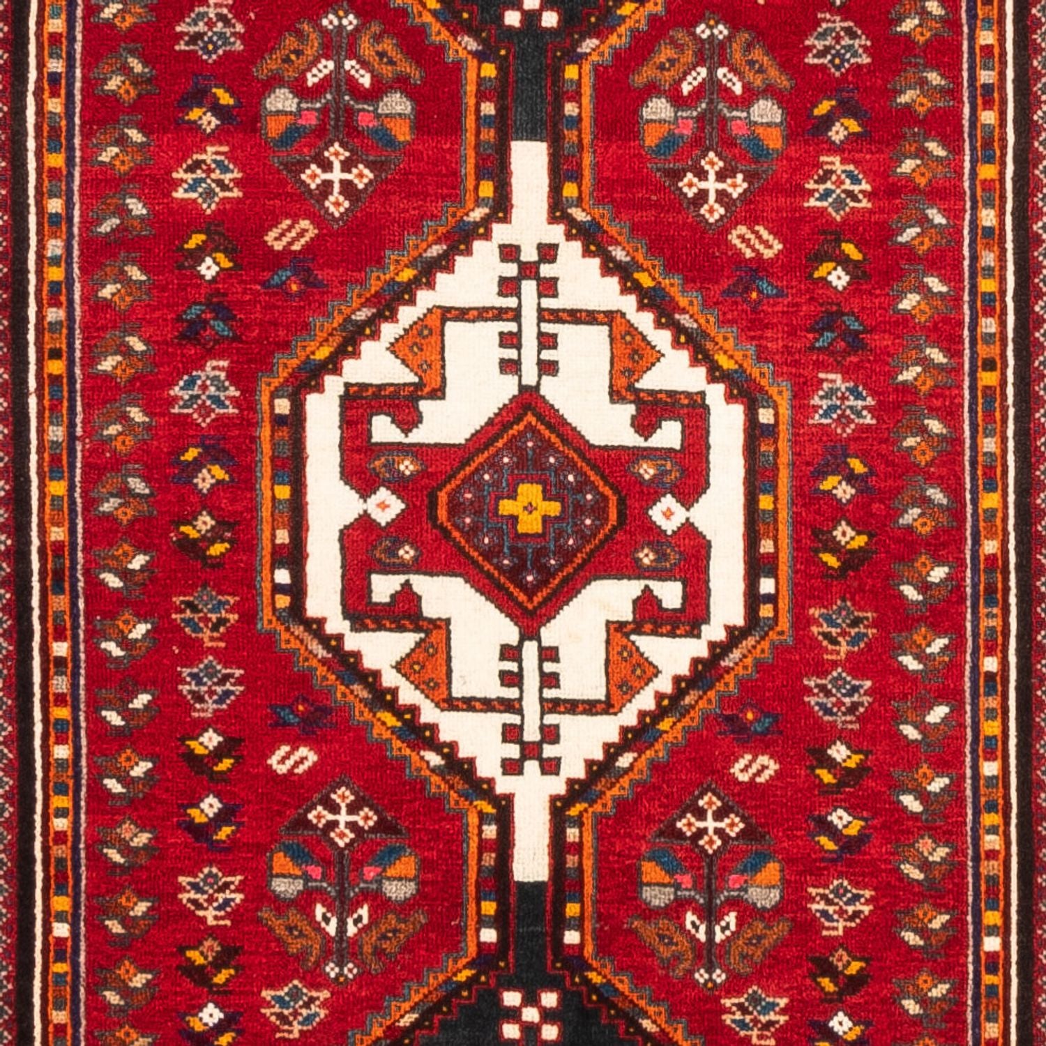 Løber Persisk tæppe - Nomadisk - 282 x 82 cm - rød