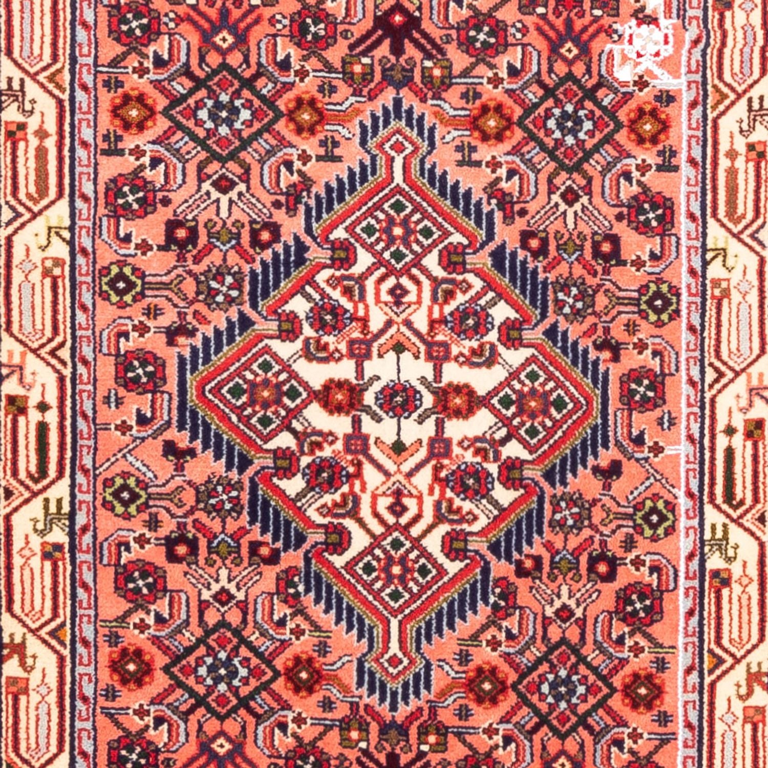 Løber Persisk tæppe - Nomadisk - 304 x 82 cm - rød
