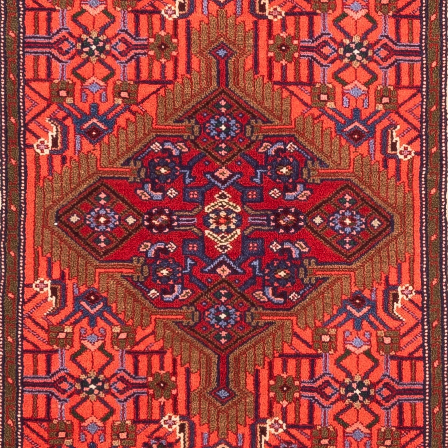 Løber Persisk tæppe - Nomadisk - 284 x 79 cm - rød