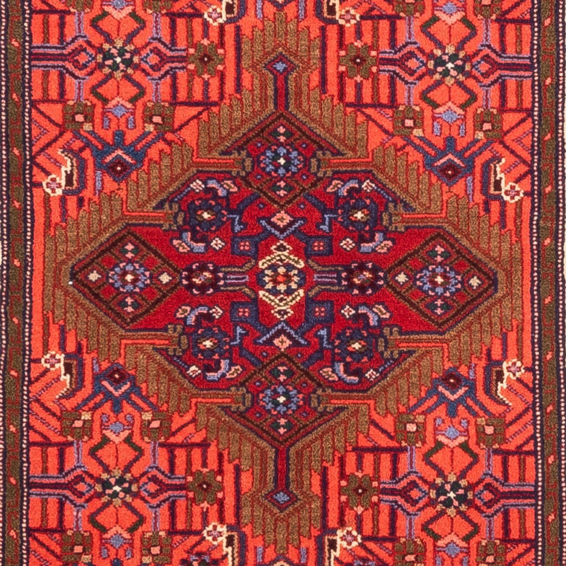 Løber Persisk tæppe - Nomadisk - 284 x 79 cm - rød