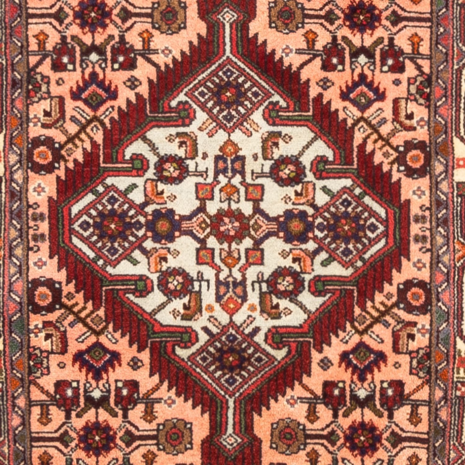 Løber Persisk tæppe - Nomadisk - 300 x 82 cm - laks