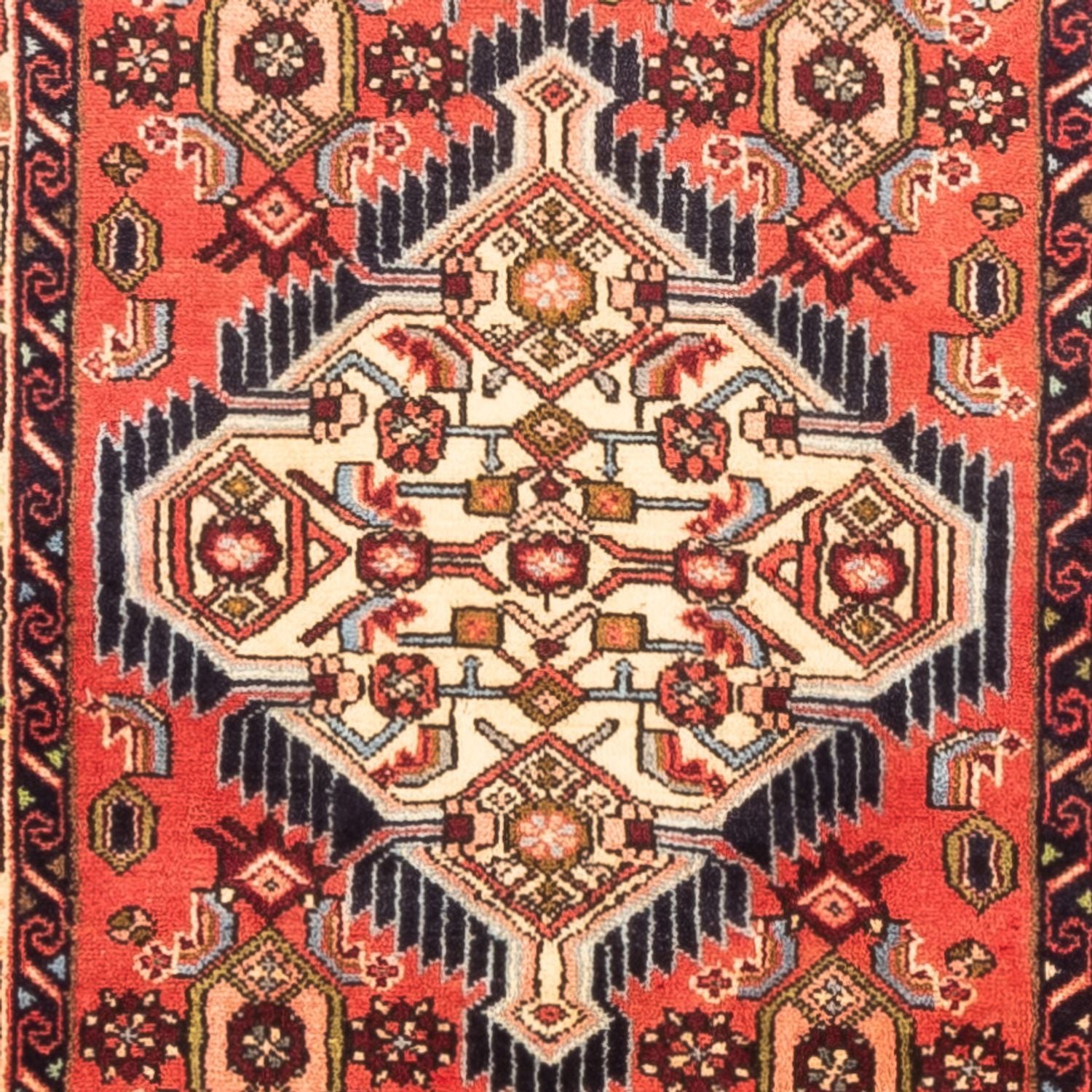 Løber Persisk tæppe - Nomadisk - 312 x 78 cm - rød
