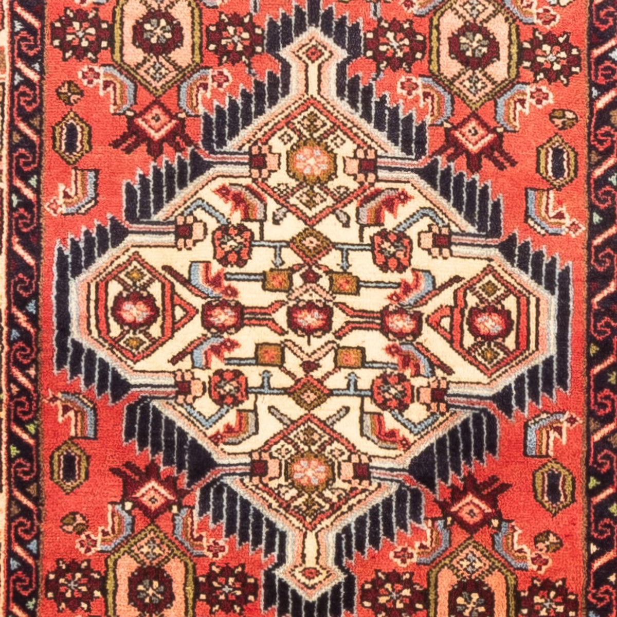 Løber Persisk tæppe - Nomadisk - 312 x 78 cm - rød