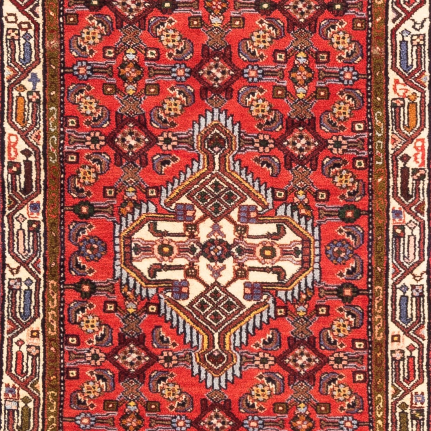 Løber Persisk tæppe - Nomadisk - 282 x 77 cm - rød