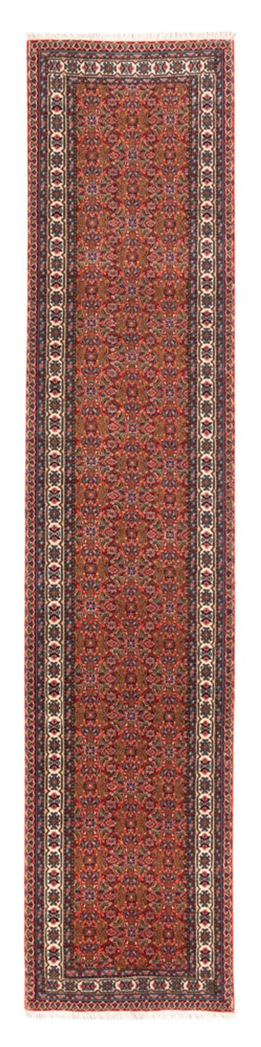 Løber Persisk tæppe - Tabriz - 330 x 70 cm - rød