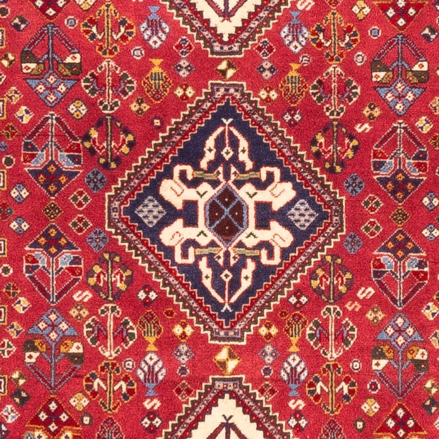 Løber Gabbeh-tæppe - Kashkuli Persisk - 238 x 72 cm - rød
